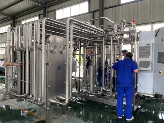Capacità 5-10T/H di SUS 316 dell'attrezzatura dello sterilizzatore di pastorizzazione della bevanda