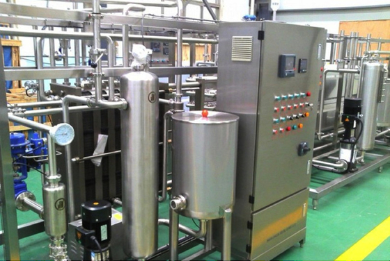 Sus304/316 Pasteurizzatore con PLC per la linea di lavorazione del latte / yogurt / succo di frutta