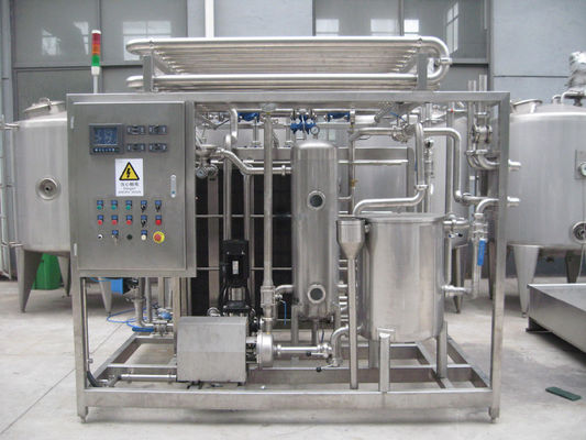 Macchina pastorizzatrice da 1000L con PLC per linea di lavorazione latte / yogurt / succo di frutta SUS304/316
