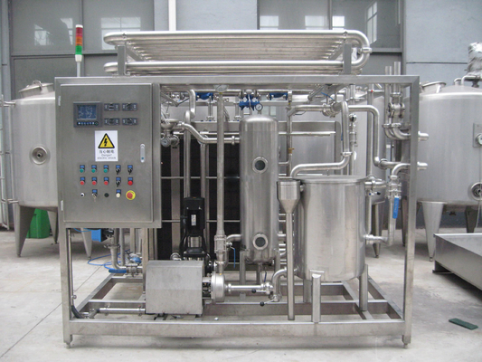 Sus304/316 Pasteurizzatore con PLC per la linea di lavorazione del latte / yogurt / succo di frutta