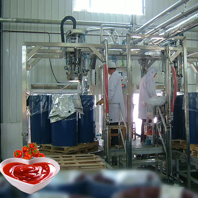 Commerciale della linea di produzione del ketchup del pomodoro della pasta della salsa