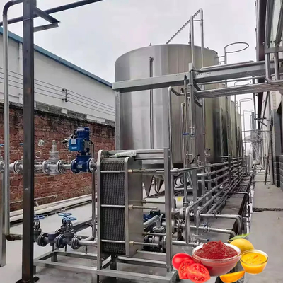 Commerciale della linea di produzione del ketchup del pomodoro della pasta della salsa
