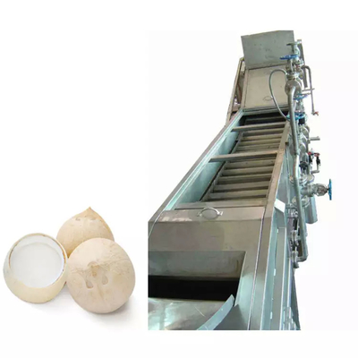 Impianto di produzione di cocco di alta qualità Linea completa di lavorazione del latte di cocco Nuova macchina di cocco con PLC SUS304/316