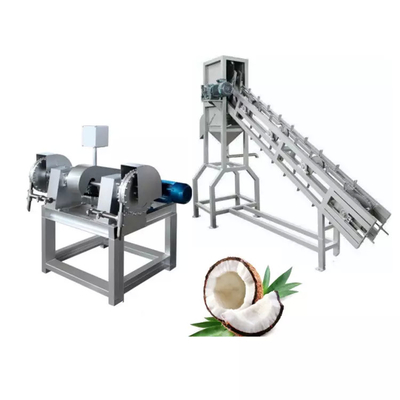 Impianto di produzione di cocco di alta qualità Linea completa di lavorazione del latte di cocco Nuova macchina di cocco con PLC SUS304/316