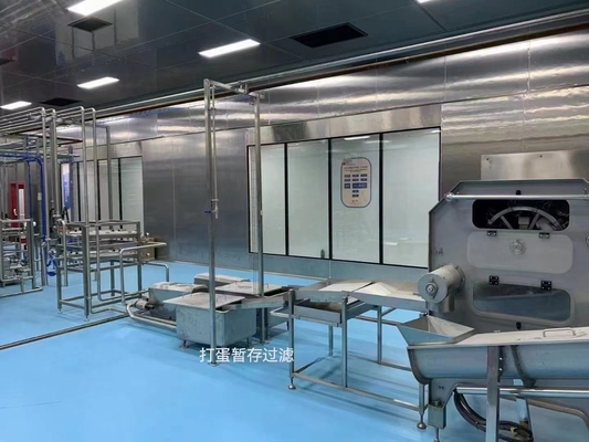 Pasteurizzatore automatico per uova con omogenizzatore e apparecchiature di raffreddamento liquido / processo di uova per il riscaldamento
