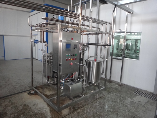 Pasteurizzatore personalizzato da 500-20000L/H con PLC Sterilizzatore da 500-20000L/H per la linea di lavorazione di mele/aranci/cocco SUS304/316