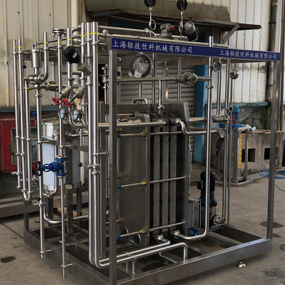 Pasteurizzatore personalizzato da 0,5-20T/H per la linea di lavorazione del succo d'arancia/mela/cocco