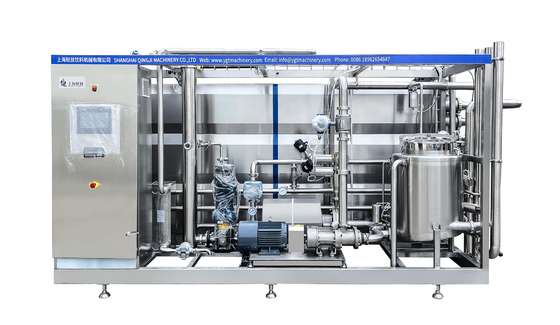 SUS304/316 UHT sterilizzatore per la linea di lavorazione liquida di latte/yogurt/uovo UHT macchina di sterilizzazione con sterilizzatore tubolare PLC