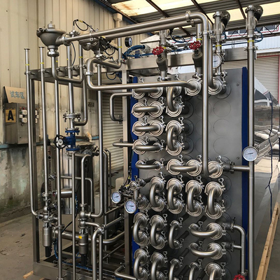Sterilizzazione UHT tubolare su misura ad alte prestazioni per la produzione di latte/suco/yogurt trasformati sicuri e duraturi