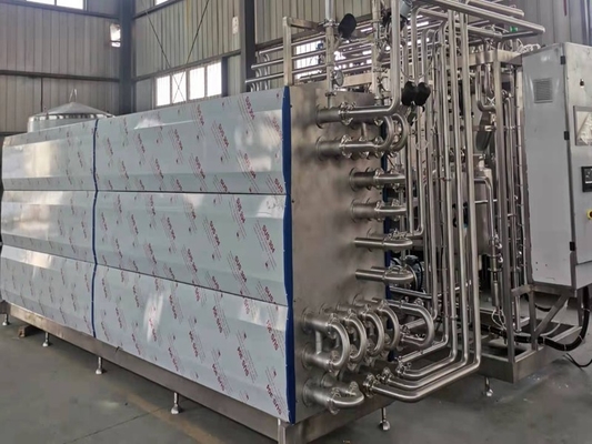 Macchina di sterilizzazione UHT completamente automatica per industria lattiero-casearia e delle bevande con PLC Nuovo sterilizzatore UHT SUS304/316