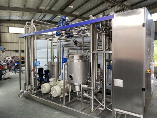 Sterilizzatore UHT personalizzato 500-20000L/H per la linea di lavorazione di frutta e verdura Nuova macchina di sterilizzazione UHT