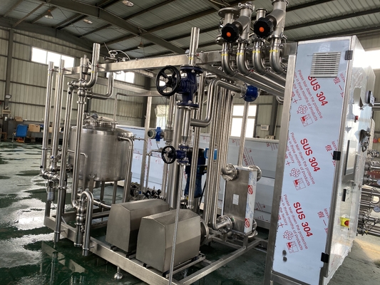 Sterilizzatore UHT personalizzato 500-20000L/H per la linea di lavorazione di frutta e verdura Nuova macchina di sterilizzazione UHT