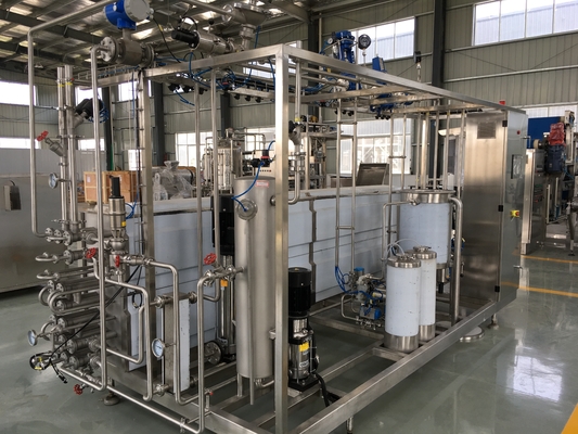 Sterilizzatore automatico su misura 500-2000 l/h Uht per la linea di lavorazione del latte / succo / salsa Sus304/316