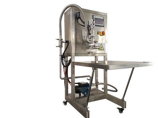 Vendita a caldo Semi-automatico non asettico BIB riempitore per 2L/5L/15L sacchetto in scatola frutta Jiuce/latte/olio macchina di riempimento con PLC