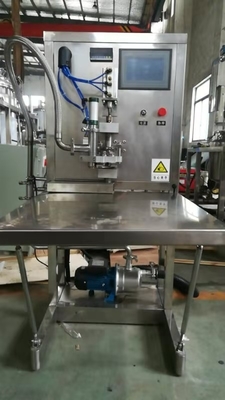 Macchina di riempimento BIB semiautomatica non assetica di alta qualità per sacchetti da 1-25 litri di succo/latte/vino con SUS 304/316