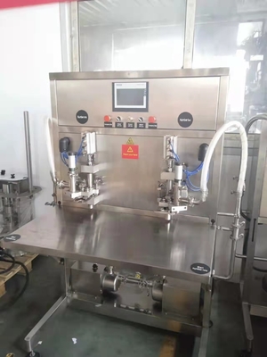 Macchina di riempimento BIB non assettica personalizzata SUS304/316 per 1-25L Bag in Box Oil/Juice/Sauce Filler con PLC