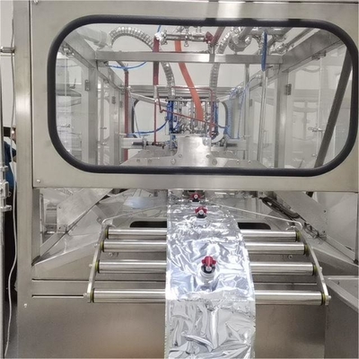 Macchina di riempimento ASEPTICA BIB completamente automatica per 1-25L continuamente in sacchetto con riempitore di succo d'arancia/mango/ananas con PLC