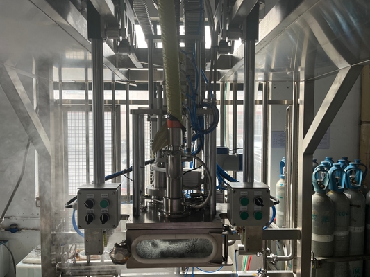 Doppia testa personalizzata 20-1000L BID Bag In Drum Aseptic Filler For Juice/Jam/Pulp Ton Box Filling Machine With PLC SUS304/316