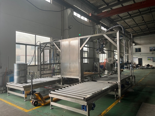 Fabbricante a doppia testa personalizzato 20-1000l Bid Bag In Drum Aseptic Filling Machine Ton Box Filling Machine With Plc Sus304/316
