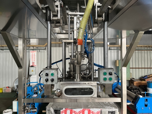 Doppia testa personalizzata 20-1000L BID Bag In Drum Aseptic Filler For Juice/Jam/Pulp Ton Box Filling Machine With PLC SUS304/316