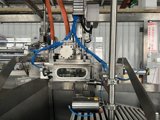 Tecnologia di riempimento asettico in acciaio inossidabile che garantisce un confezionamento sterile igienico per prodotti liquidi e semiliquidi sensibili