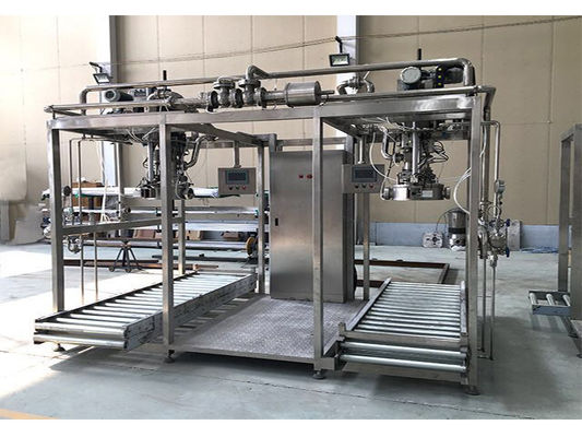 Risparmio economico/efficacia Riempitore assettico a singola o doppia testa 1-220L BID per Ketchup/Succo di frutta/impianto di produzione di latte Sus304