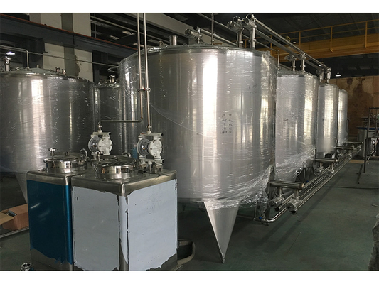 Sistema CIP personalizzato di alta qualità per la linea di lavorazione della frutta Clean In Place Machine SUS304/316 con PLC