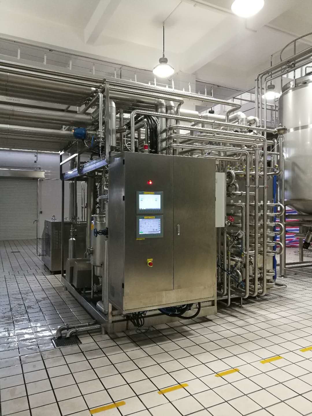 macchina tubolare dello sterilizzatore del pastorizzatore UHT di 32kw ...